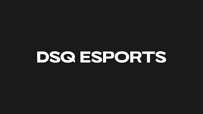 DSQ Esports - GRAPHICS banner design graphic design vector