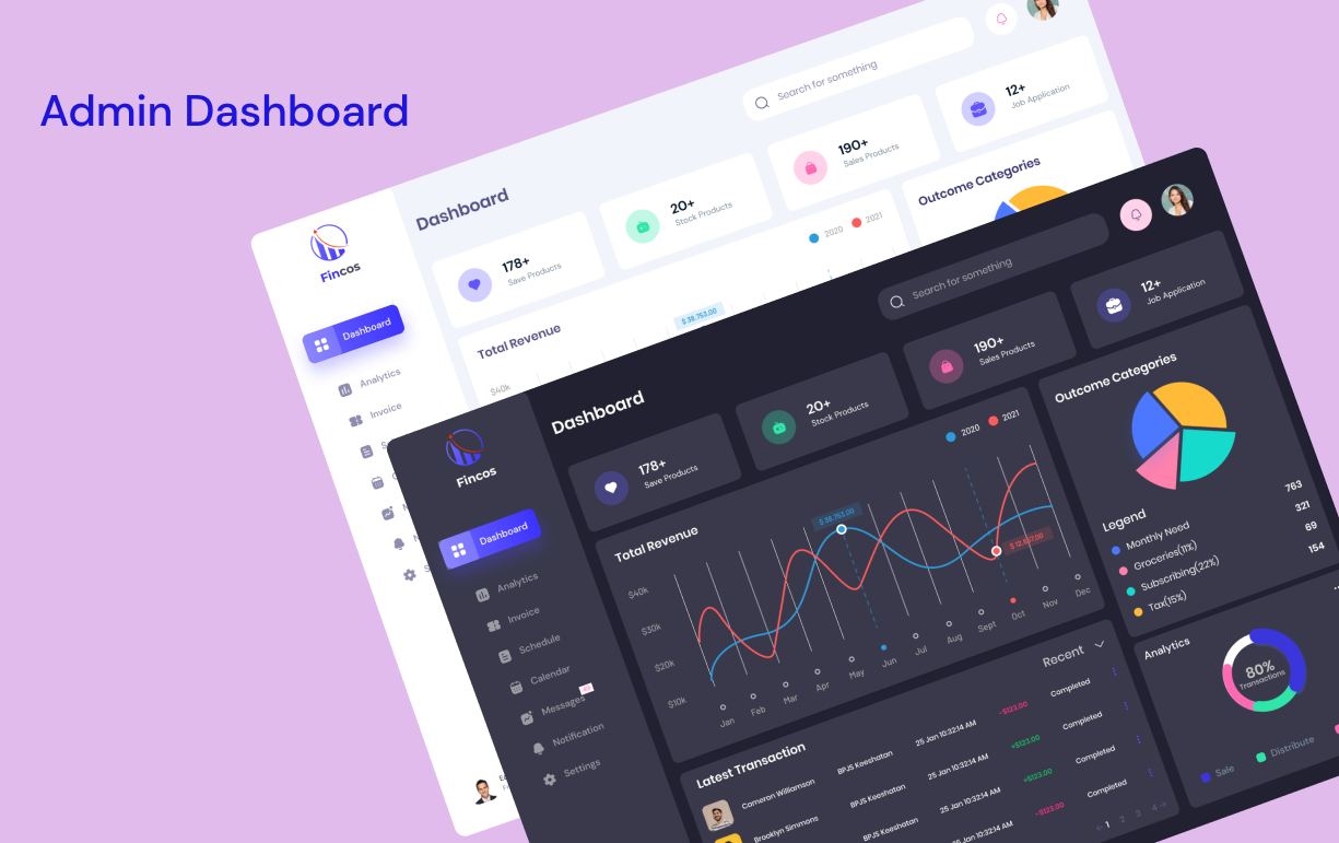 Admin Dasboard... by Sourav Das on Dribbble