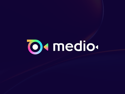 Media Logo branding camera camera film camera video editing editor film gradient identity logo media logo media play photography player player logo recorder tech technology video video maker