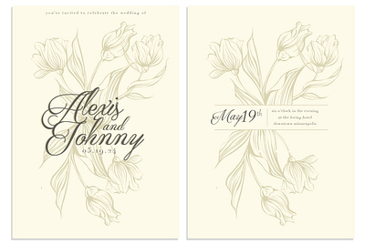 Wedding Invitation Design graphic design illustration invitation design wedding invitation wedding invite