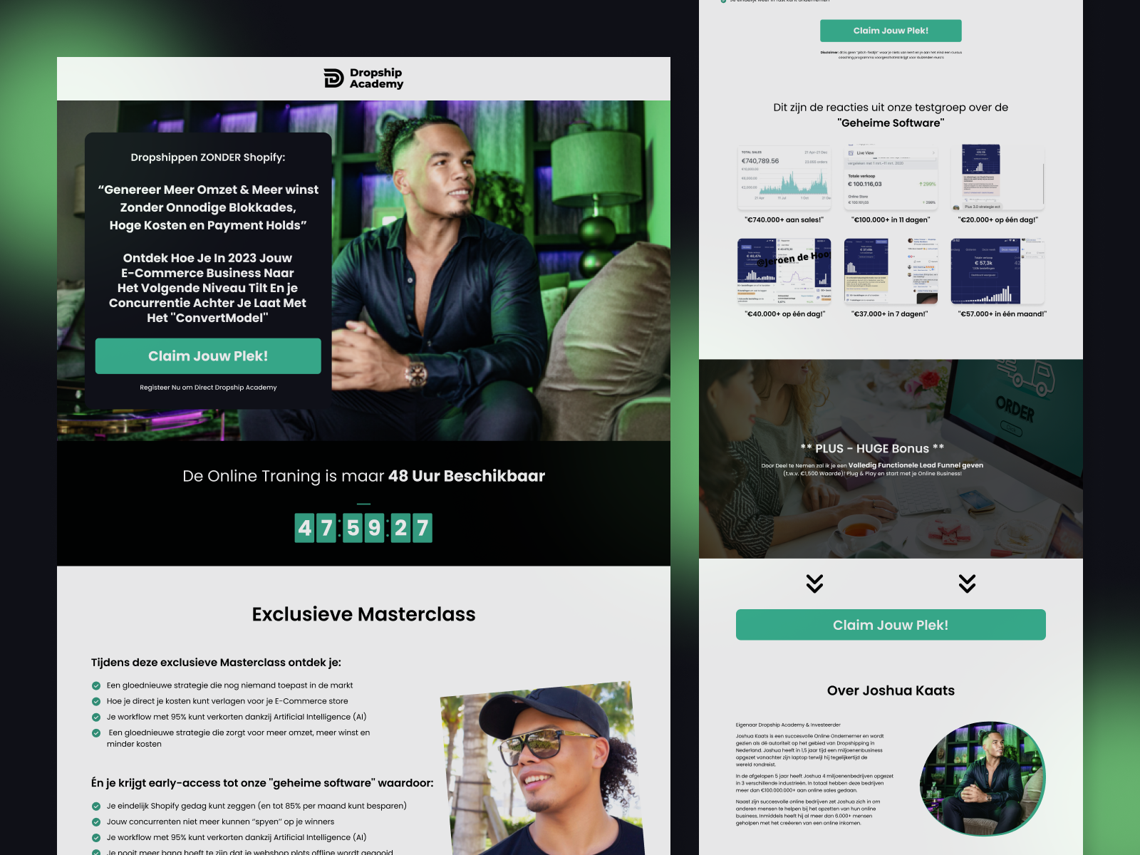 Academy Landing Page Design by Mohammad Asaduzzaman on Dribbble