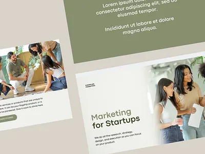 Marketing Startup Website blank blankwebco branding design graphic design logo ui uiux web dev webflow website design