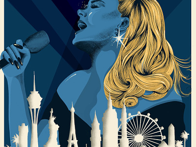 Poster Design adele concert poster concert poster design graphic design illustration music poster design