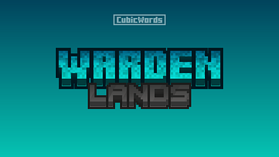 Minecraft Logo (Warden Lands) branding design graphic design illustration logo mcserver minecraft minecraftlogo minecraftserver serverlogo