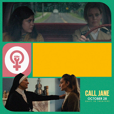 "Call Jane" Film Quote GIF animation design film graphic design motion graphic social media