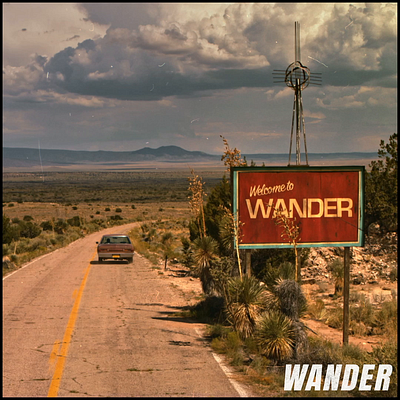 "Wander" Film Quote GIF animation branding design graphic design loops motion graphic social media