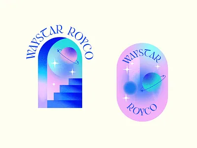 Universe Logos cosmos gradient logo graphic design logo planet logo universe