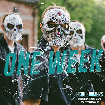 "Echo Boomers" countdown graphic branding design graphic design logo