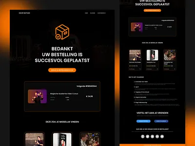 Magic Academy Thank You Page Design academy daily ui design figma landing landing design landing page landing page design landing page ui landing pages landingpage magic trending ui uiux ux web web design webdesign website