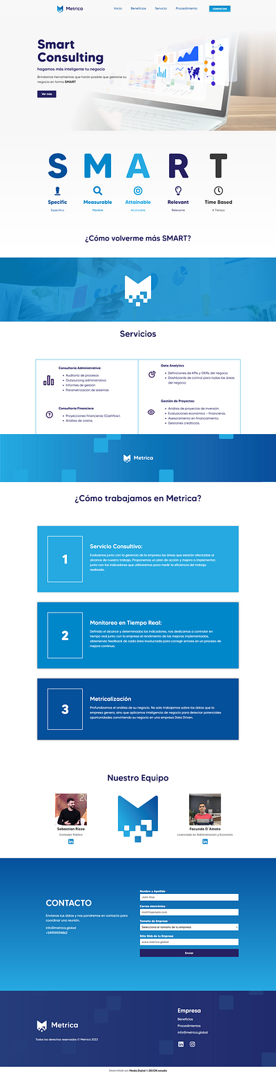 Metrica.Global - Website animation design graphic design landing ui ux web design website