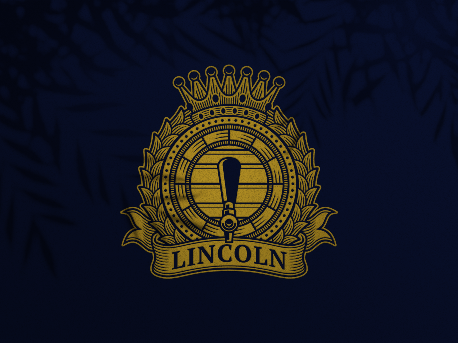 Barrel Beer Lincoln Logo Design barrel logo beer logo coat of arm crest logo heraldic logo heraldry logo logo luxury logo royal logo tap beer logo