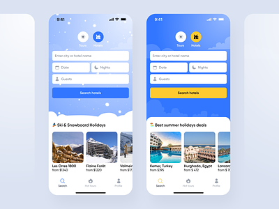 Travel agency mobile app | Search screen hospitality mobile mobile app mobile travel mobile travel app search screen travel travel agency travel app travel apps travel company travel landing page