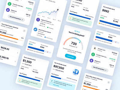 Finance Components attractiveinterface card design components creativity custom design financeapp financialtools innovation investing minimalisticdesign mobilefinance moneymanagement personalizedfinance savings seamlessuserexperience ui userfriendly ux