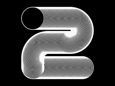 OK_36DAYS_10_2 2 36daysoftype design geometric illustration logo minimal monogram two