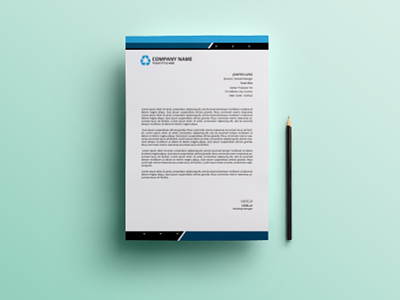 Professional Letterhead Design branding business letterhead design company letterhead design creative letterhead design custom letterhead design design graphic design illustration logo modern letterhead design