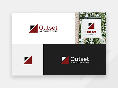 Outset Architecture Branding branding typography