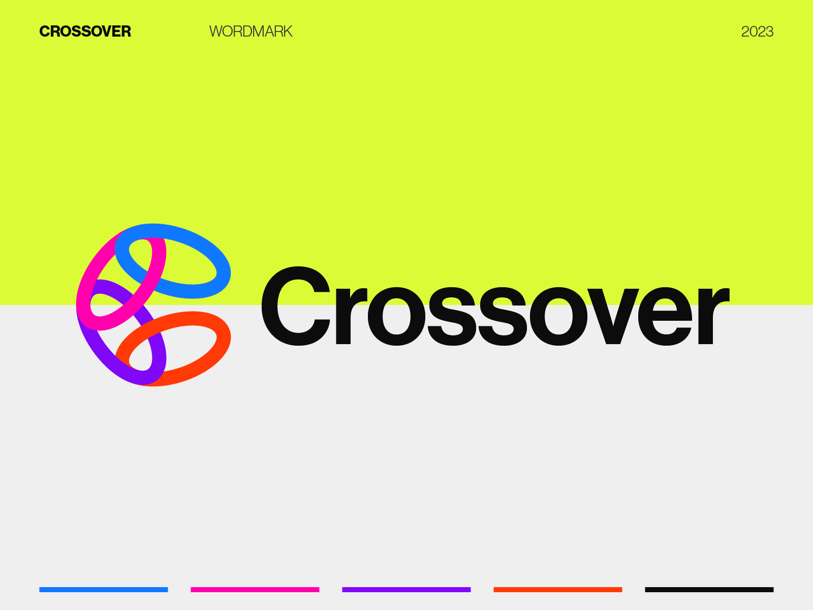 crossover logo design by designbydi on Dribbble