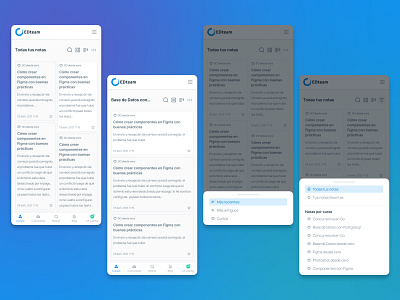 Project Notes Mobile - Light & Dark dark figma light mobile ui ux