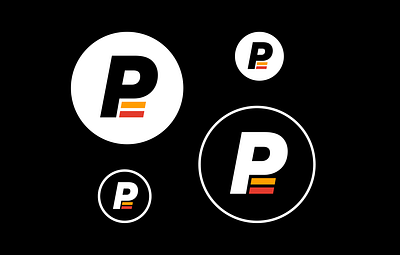 P Logo Update branding design graphic design illustrator logo typography vector
