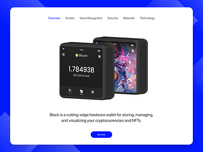 Crypto Block | Overview Page | UI Design designinspiration digitaldesign interface responsivewebdesign ui uidesign userexperience userinterface uxdesign webdesign