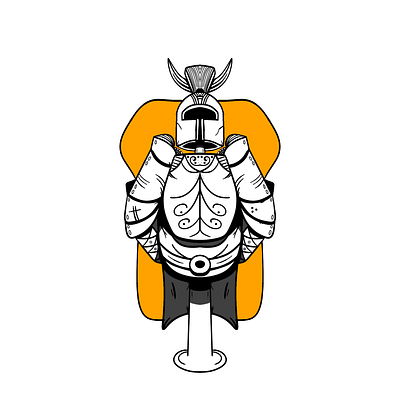 Centurion armor centurion design illustration