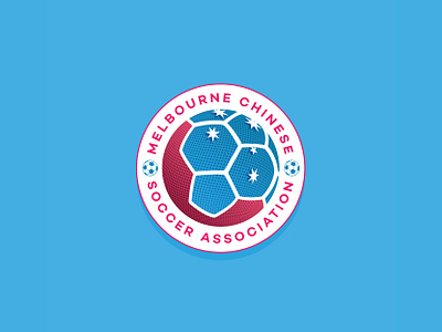 Melbourne Chinese Soccer Assoc. branding graphic design logo soccer logo sports branding sports jersey sports logo