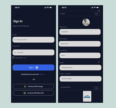 Mobile Log In page design how to login android studio