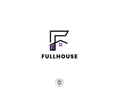 Full House logo apparel house letter realestate