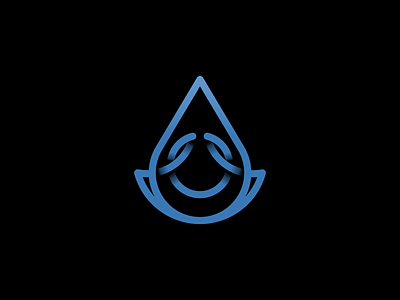 Water Drop branding character design drop graphic design icon illustration line logo monoline symbol vector water waterdrop