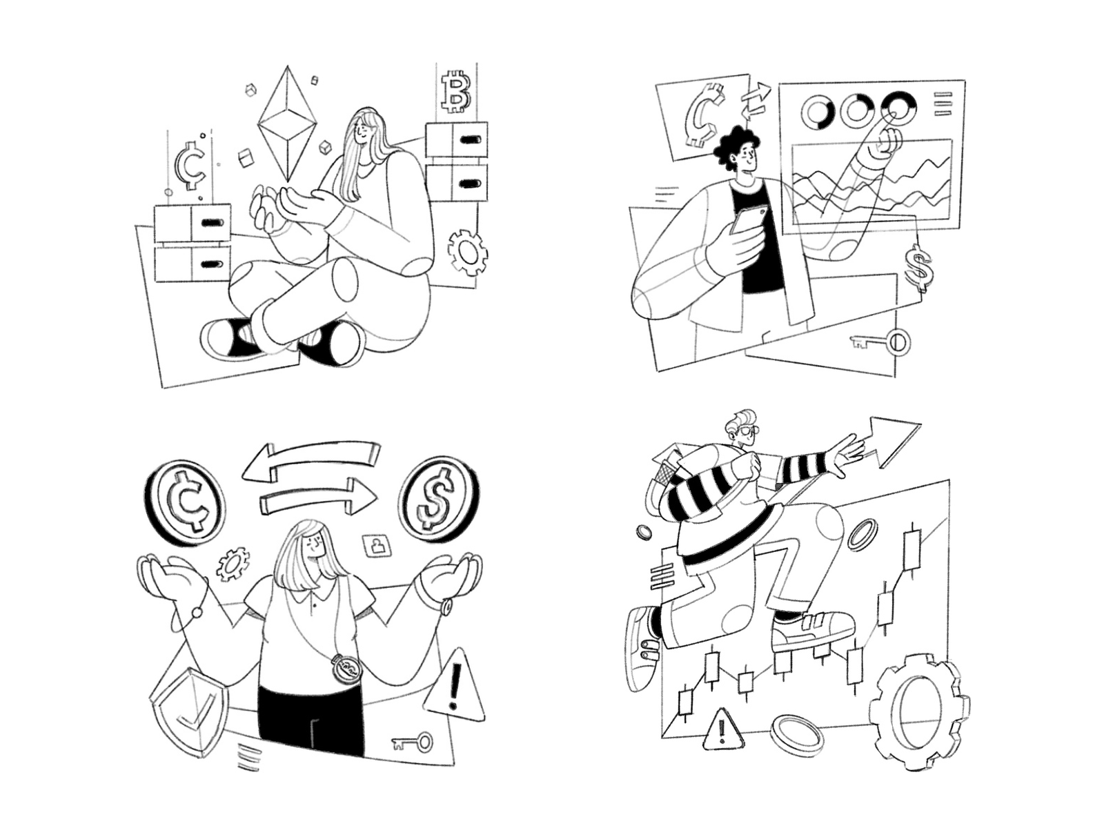 Example of Character Design 2 D Illustration