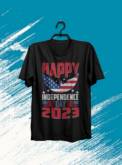 4th July Independent Day T-shirt design 2023 4th july america ce3lebrate celebrate design etsy graphic design happy illustration independent day love new tee t shirt design trending ui vector vectore vintage war