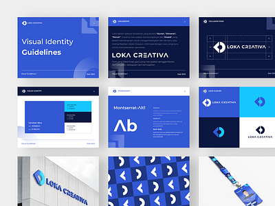 Loka Creativa | Visual Identity Guidelines brand design brand identity logo logo design product design ui design visual identity guidelines waffle space