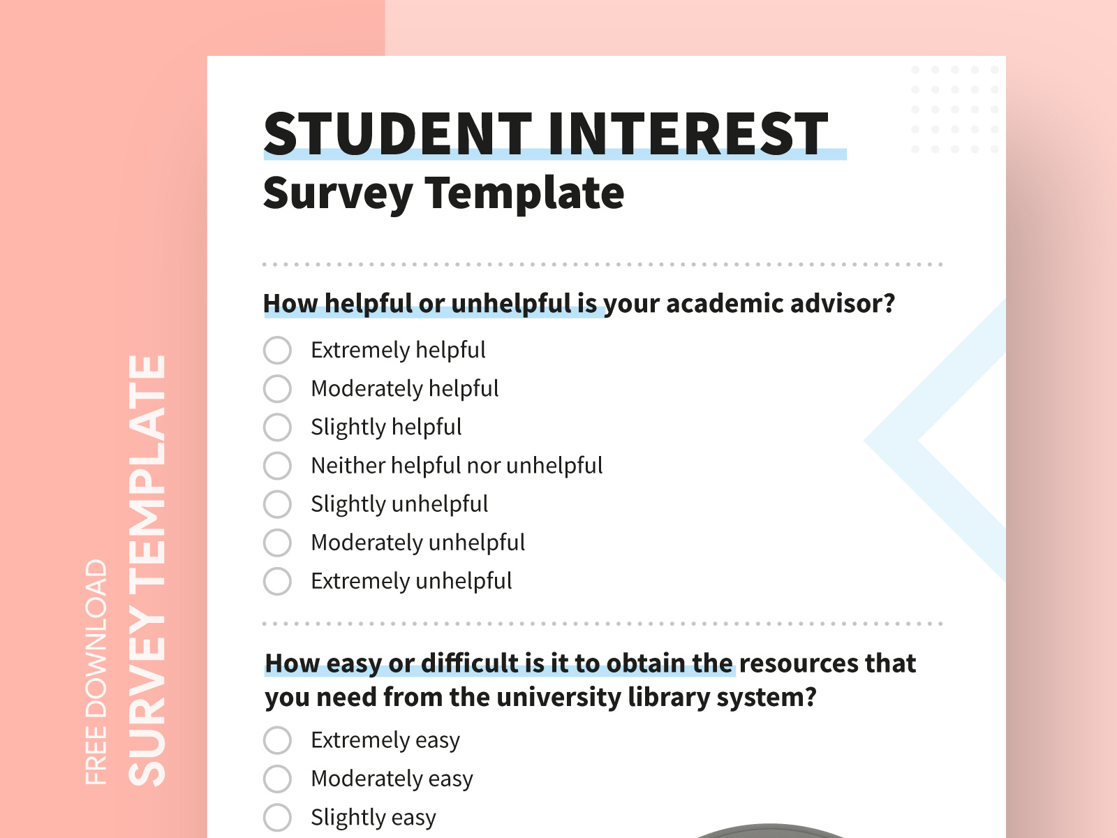 Student Interest Survey Free Google Docs Template by Free Google Docs