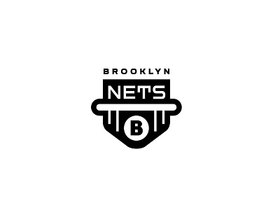 Nets basketball bold branding brooklyn geometric logo logodesign modern nets new york sports team