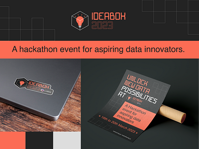 IdeaBox Hackathon Branding branding graphic design poster