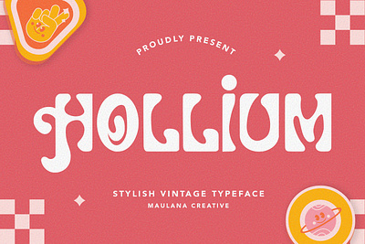 Hollium Stylish Vintage Typeface bold branding decorative font font fonts fonts decotaive graphic design logo maulana creative nostalgic vintage