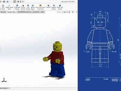 lego 3d design graphic design