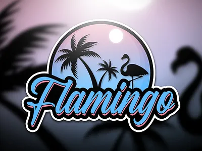 The Flamingo brand identity branding design esports flamingo illustration logo logodesign mark sportslogo