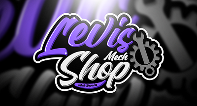 Levi's Mech Shop auto repair brand identity branding design esports illustration logo logodesign mark mech sportslogo