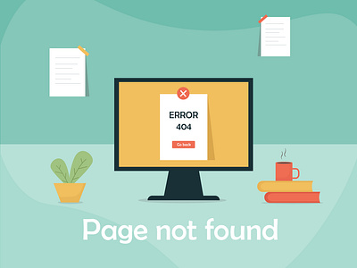 Page not found art decoration design graphic design illustration modern page landing page not found print something went wrong sorry trend ui ups web