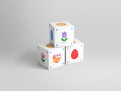 Gift Packaging Kit bird brand identity branding easter easter eggs flowers graphic design icons identity illustration label design mark ornament package design packaging pattern rooster symbols ukrainian easter visual identity