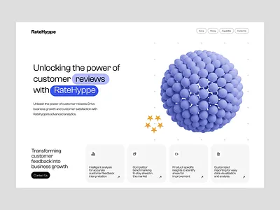 Data Visualisation - SaaS Product Landing Page Exploration analytics app clean design illustration landing page logo minimal saas ui ux vector web webdesign