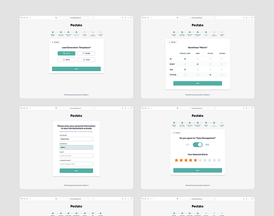 SaaS - Survey Web App Design | Pedalix app design clean design crm dashboard dashboard design minimal design minimal survey app saas saas design saas minimal design survey platform ui ux web app