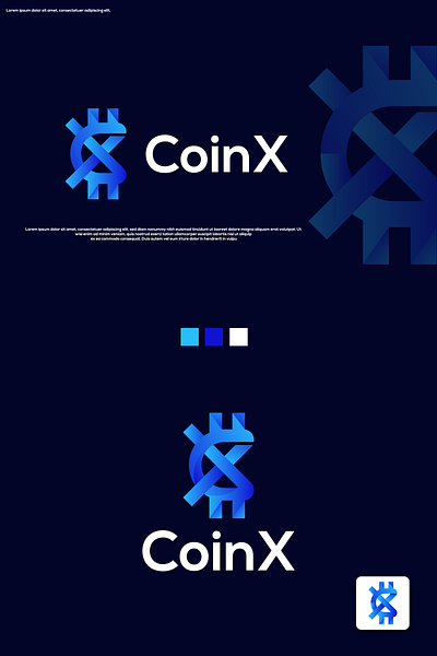 CoinX logo, CX logo, Coin logo, X coin logo blockchain brand identity branding c coin coin coinx logo crip crypto currency cryptocurrency cx logo logo onchain onchain logo x coin x coin logo x logo xc logo