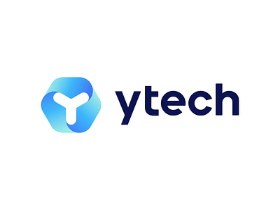 YTech - Logo Concept 3 app application brand branding consult consulting development flow help letter y logo logo design movement platform service software symbol tech y