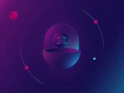 Futuristic Banking! - Inspired by Tribhuvan Suthar Designer app bank branding crypto design finance future bank graphic design illustration logo nft online banking ui vector