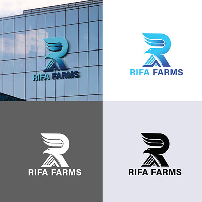 LOGO DESIGN FOR RIFA FARMS branding graphic design logo logo design logo maker minimal logo minimalist logo