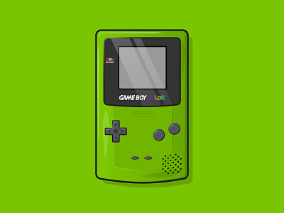 Game Boy Color game boy illustration mario nintendo vector vector art vector illustration video game zelda