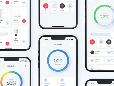 Smart Home Mobile App app design iot mobile mobile ui product design smart home ui uiux