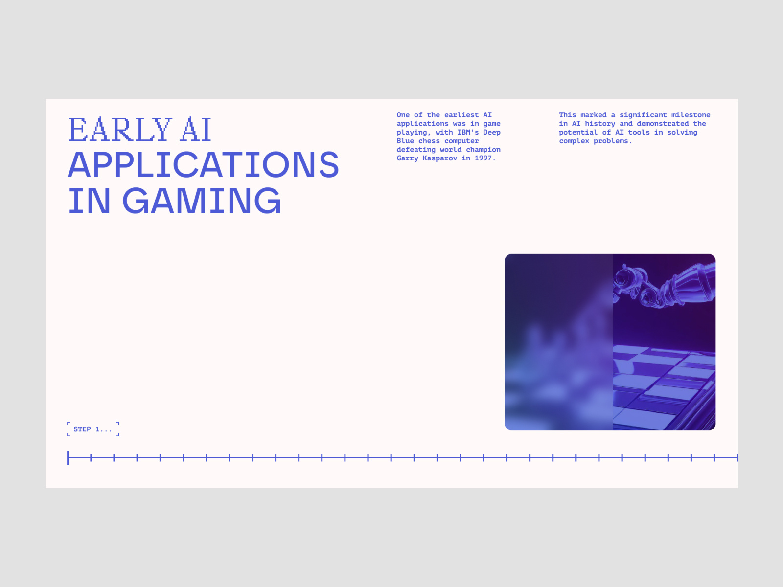 AI Project History Screen ai colorful design future grid timeline typography ui ux website